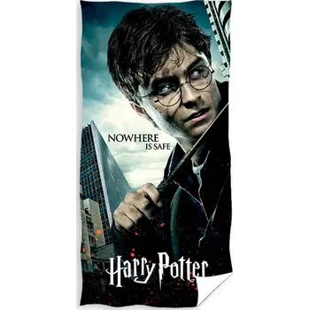 Carbotex Harry Potter dětská osuška 70 x 140 cm, nebezpečí číhá všude