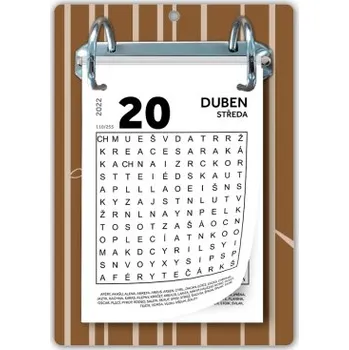 Kalendář Denní trhací kalendář s osmisměrkou (A6)