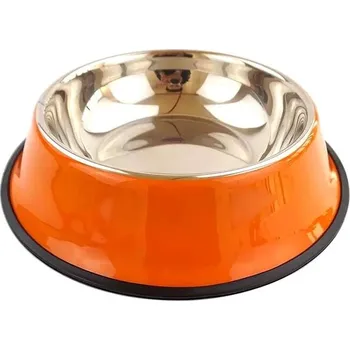 Miska pro psa Surtep Nerezová miska Colours 1000 ml barva Oranžová