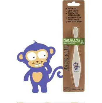 Zubní kartáček JACK AND JILL Jack N´Jill Dětský zubní kartáček OPICE