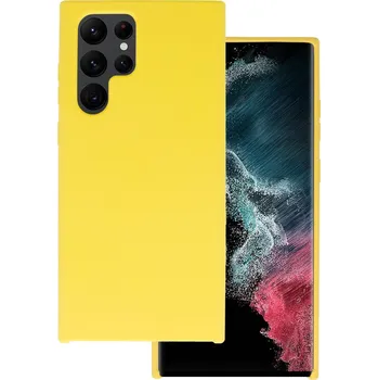 Pouzdro na mobilní telefon Vennus: Pouzdro Vennus Silicone Case Samsung Galaxy S22 Ultra, žlutá