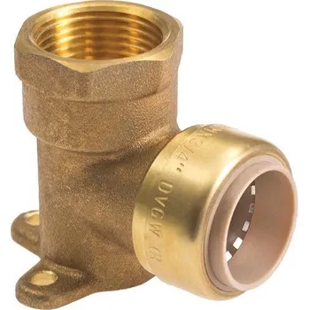 Instalatérský materiál Conex Bänninger PUSH Nástěnné koleno 15mm x 1/2" BM8472-15-12