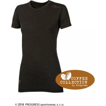 Triko krátké dámské Progress TKRZ, coffee antracitové Velikost: L