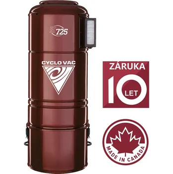 Vysavač Centrální vysavač Cyclovac H725 (710 AW) s účinnou hybridní HEPA filtraci - Záruka 10 let (Centrální vysavač Cyclovac H725)