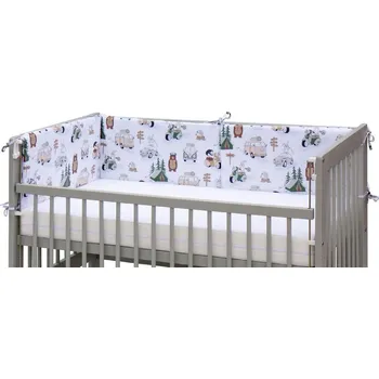 Scarlett Mantinel do postýlky 4dílný - Fany - 180 x 30 cm Béžová