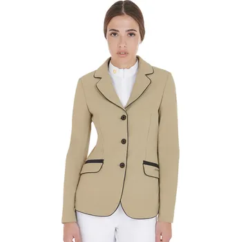 Jezdecké sako EQUESTRO Sako závodní Stretch Equestro, dámské, beige L