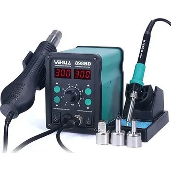 Páječka YIHUA 898BD kombinovaná horkovzdušná stanice s mikropáječkou