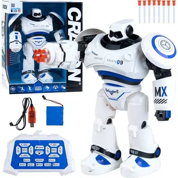 Robot Interaktivní taneční robot na dálkové ovládání 33,5 x 27 x 12 cm bílý/modrý