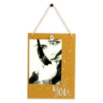 Rám na obraz Dřevěný fotorámeček 10x15 YOU zlatostříbrný kph 22