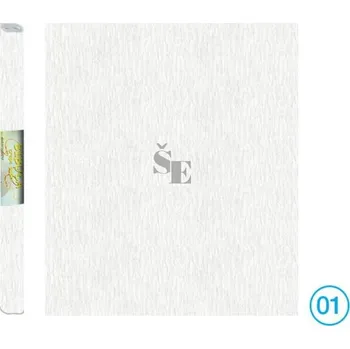 Krepový papír Krepový papír 0,5x2m 01 bílý F500525