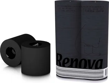Toaletní papír Renova Black Label černý 3vrstvý 6 ks