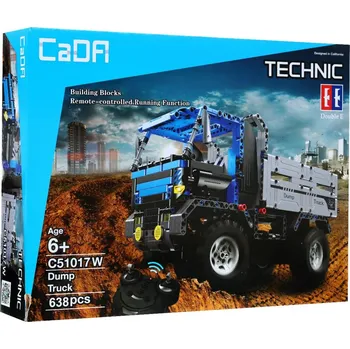 CaDA Technic Náklaďák na dálkové ovládání 638 dílků ostatní stavebnice CaDA Technic Náklaďák na dálkové ovládání 638 dílků