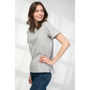 MAMBI Kojicí tričko Emma světlý melange Velikost: XL