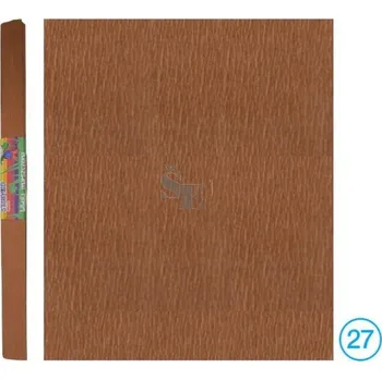 Papír Krepový papír 0,5x2m 27 světle hnědý