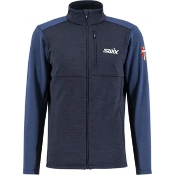 Rukavice SWIX INFINITY MIDLAYER JACKET Lake Blue Velikost: XL