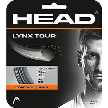 Tenis Head Lynx Tour tenisový výplet 12 m šedá Průměr: 1,30