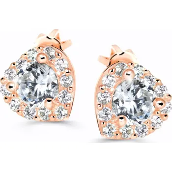 Náušnice Cutie Jewellery Zlaté náušnice pecky srdíčka Z60231R