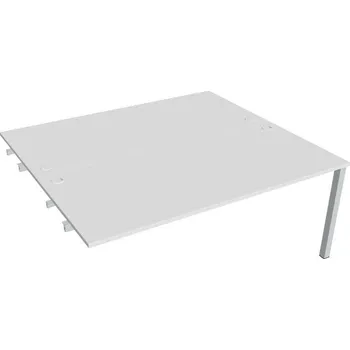 Kancelářský vozík HOBIS přídavný stůl zdvojený - USD 1800 R, bílá + doprava zdarma