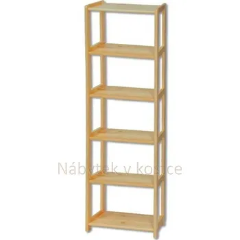 police Dřevěný regál DREWMAX BOG121 Šířka: 50 cm, Barevné provedení: Dub