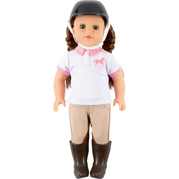 Panenka Playtive Panenka Julia (hnědé vlasy a zelené oči)