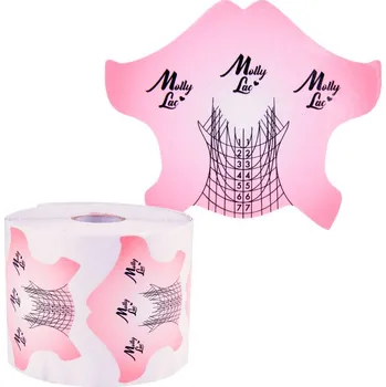 Nailee Šablony na nehty světle růžové 500ks