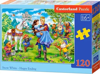 Puzzle Castorland Šťastný konec pro Sněhurku 120 dílků