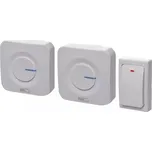 Emos P5731 - Bezbateriový bezdrátový zvonek s dosahem až 180m, dva vnitřní příjmače (Domovní bezdrátový zvonek)