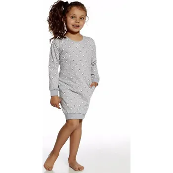 Dámská noční košile Dívčí košilka Cornette dlouhý rukáv 942 86-128 Velikost_deti: 86/92, Vzor: 942073