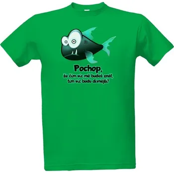 Pánská móda Tričko s potiskem Pochop, že čím víc mě budeš znát, tím víc budu divnější! pánské