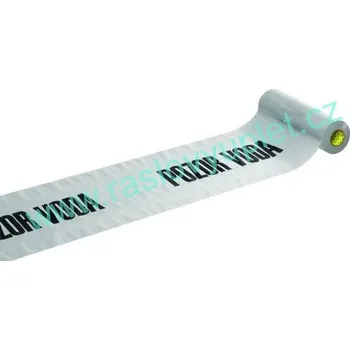 Výstražná páska GTEX Výstražná fólie bílá s potiskem, 33cm x 250m