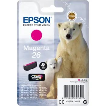 Počítač Epson Singlepack Magenta 26 Claria Premium Ink