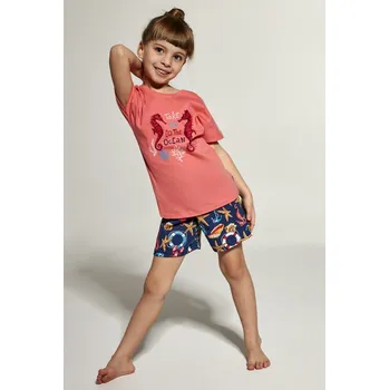 Dívčí pyžamo Dívčí pyžamo Cornette krátký rukáv 249 Velikost_deti: 110/116, Vzor: 249094