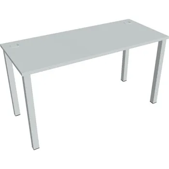 Kancelářský vozík HOBIS kancelářský stůl rovný - UE 1400, hloubka 60 cm, šedá + doprava zdarma