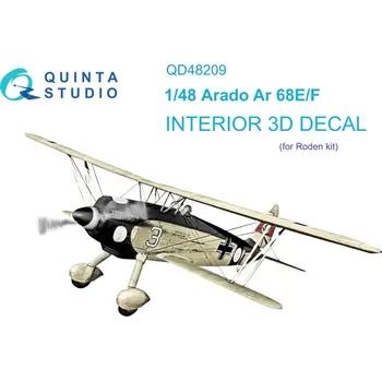 Plastikový model 1/48 Arado Ar 68 E/F 3D-Printed&col.Interior (RDN)