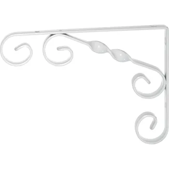 Držák na polici Element System Konzole Jutta 230x180mm, 30 kg, bílá