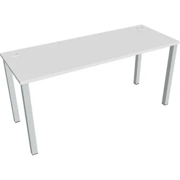 Kancelářský vozík HOBIS kancelářský stůl rovný - UE 1600, hloubka 60 cm, bílá + doprava zdarma
