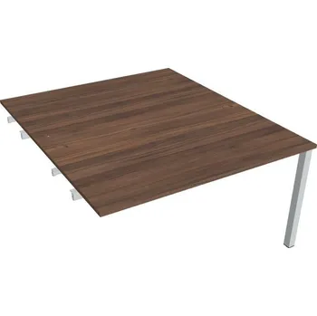 Kancelářský vozík HOBIS přídavný stůl zdvojený - USD 1400 R, ořech + doprava zdarma