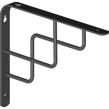 Držák na polici Element System Konzole Roxy 180x230mm, 30 kg, černá