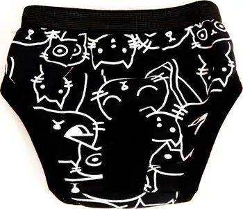 kalhotky pro psa Samohýl Exclusive Pussy hárací kalhotky tmavě modré 28 cm
