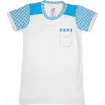 Eva Kiedroňová Tričko krátký rukáv KR kapsa Outlast-pruh azurový, vel. 116