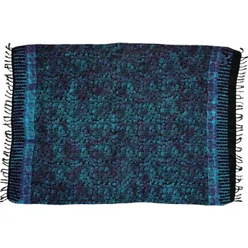 Šátek Sarong batikovaný, pareo BOB Batik, Kolibřík černo modro fialový