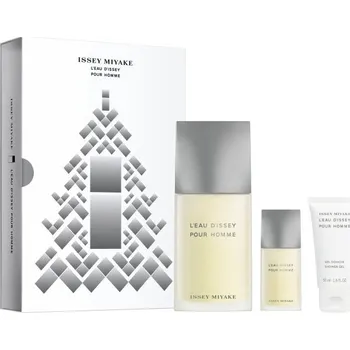 Pánský parfém Issey Miyake Issey Miyake L´Eau D´Issey Pour Homme SET: Toaletní voda 125ml + Toaletní voda 15ml + Sprchový gél 50ml Pre mužov Toaletní voda