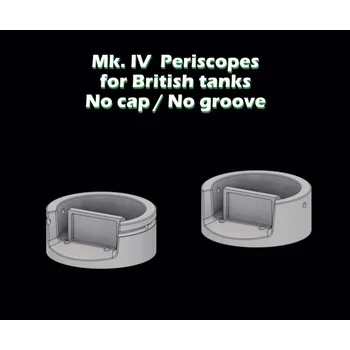 Plastikový model 1/35 Mk.IV Periscopes for British tanks (3D)