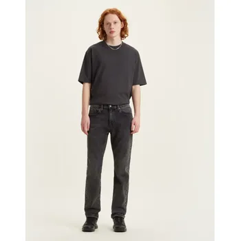 Pánské džíny LEVI'S® 502™ TAPERED JEANS -DARK BLACK WORN IN