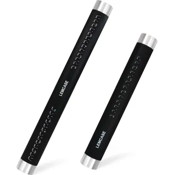 Váleček na těsto Silikonový váleček na těsto, sada 2 kusů černý - LEMCASE (Silikonový váleček, 40 a 30 cm - LEMCASE)