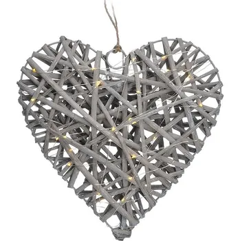 Solight 1V245 ratanové srdce 30 LED