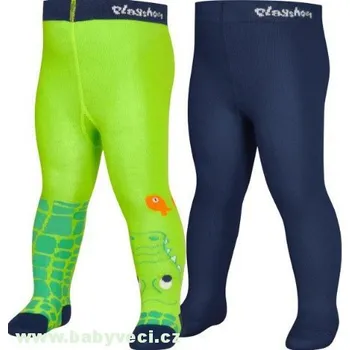 Dětské punčocháče 2 kusy v balení Playshoes dinosaurus > 122-128