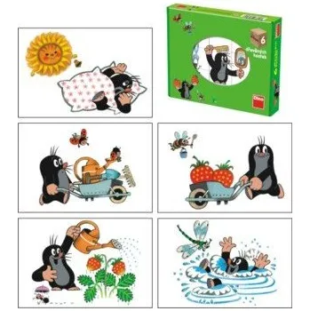 Hrací kostka Obrázkové kostky Den s Krtečkem