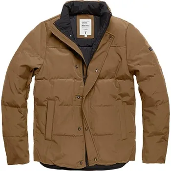 Pánský kabát Bunda Vintage Industries Jace - béžová, S