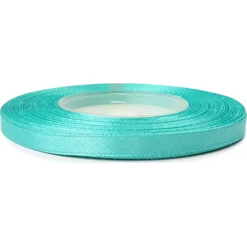 Stuha Saténová stuha tyrkysová 6mm (Saténová stuha tyrkysová 6mm)